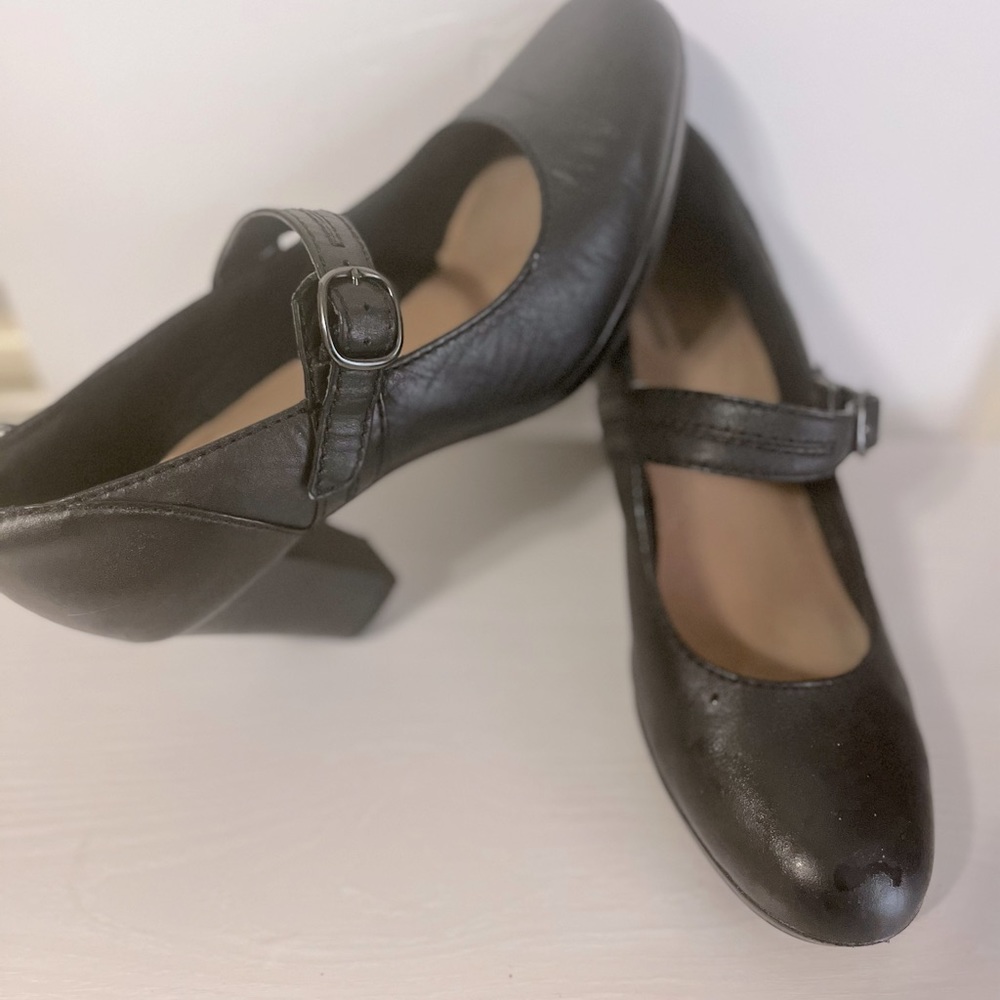 Clarks Mary Jane 2.5/3 in heel size 7.5. Lightly worn , great condition